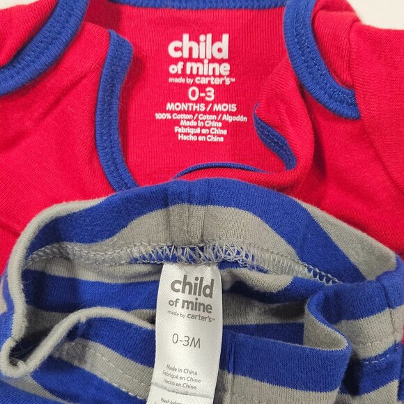 Baby 2 Outfit Lot 0β3M & 3M Tops + Pants Set β Lot of 4pc, Fleece Pants - Picture 6 of 7